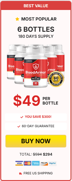 BloodArmor buy now 6 bottles