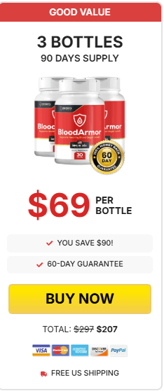 BloodArmor buy now 3 bottles